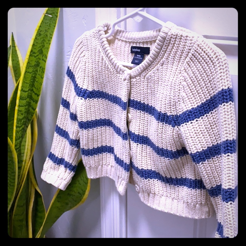 Unisex Baby Gap cable knit sweater
